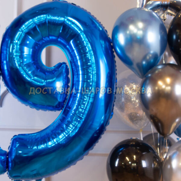 Букет из шаров на день рождения «Микс» N31